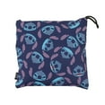thumbnail image 3 of Lilo & Stitch All-Over Stitch Face Print Blue 21” Packable Duffel, 3 of 7