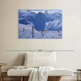 thumbnail image 2 of Elephant Stock Mountain Shadow 2009 Wall Art - Horizontal Canvas Wall Art - Living Room Wall Decor - Sports Canvas - Blue And Gray Decor By Andrew Macara - 39" x 26", 2 of 8