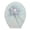 Blue, variant on Mwjwdo Baby Ruched Turban Hat 3D Five-Petal Flower Rhinestone Eyelet Detail Stretch Fit for Park Visits Green