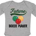 thumbnail image 4 of Inktastic Future Bocce Player Boys or Girls Long Sleeve Baby Bodysuit, 4 of 5