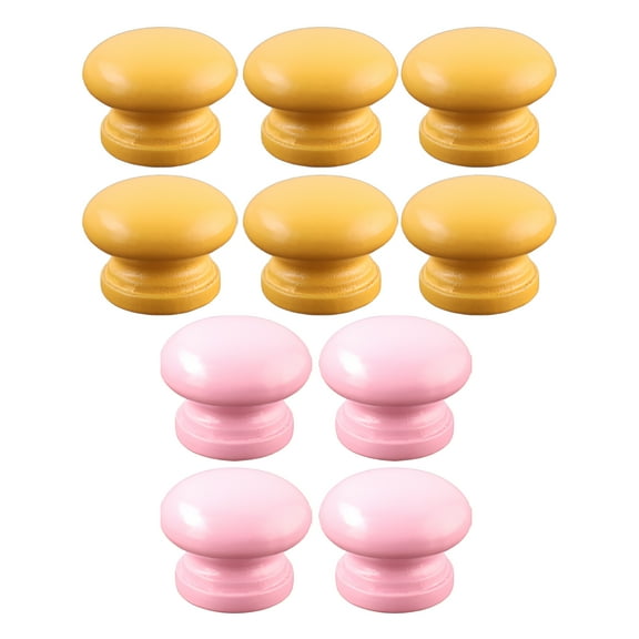 HIBIBUD 10Pcs Cabinet Knobs,Diy Cabinet Drawer Pulls,Round Handle Kitchen Knobs and Handles