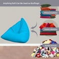 thumbnail image 4 of Diconna Lazy Sofa Cover with Bright Color Linen Fabric Unfilled Bean Bag, 4 of 8