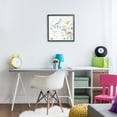 thumbnail image 3 of Stupell Industries Cottage Dino Wonderland Friends Black Framed Giclee Art, 12 x 12, by Lazar Studio, 3 of 8