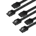 thumbnail image 1 of BENFEI SATA Cable III, 3 Pack SATA Cable III 6Gbps Straight HDD SDD Data Cable with Locking Latch 18 Inch Compatible for SATA HDD, SSD, CD Driver, CD Writer - Black, 1 of 5