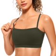 thumbnail image 1 of Top deportivo CRZ YOGA Butterluxe con relleno y sin alambres Oliva Talla XS, 1 of 4
