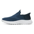 thumbnail image 4 of nsendm Male Shoes Adult Size 14 Casual Men Shoe Fashionable New Pattern Simple Solid Color Lightweight Comfortable All Mens Suede Shoes Casual Blue 8.5, 4 of 7