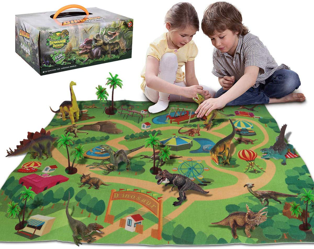Enfants en Plastique Simulation Jouets Dinosaur Triceratops Figurines Dinosaur Toy Modèle Intérieur Mobilier Décoration Ornements De Bureau 
