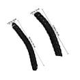 thumbnail image 2 of HONMEET 4Pcs Tree Trunk Protectors Black PP for Animal Biting Protection 17.7X2.0X2.0in, 2 of 8
