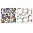 thumbnail image 2 of wall26 2 Panel Square Canvas Wall Art - Abstract Patterns Patterns - Giclee Print Gallery Wrap Modern Home Art Ready to Hang - 16"x16" x 2 Panels, 2 of 4