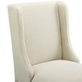 thumbnail image 2 of Baron Upholstered Fabric Bar Stool in Beige, 2 of 3