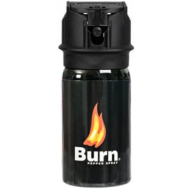 Burn Pepper Spray Max Strength - 1.35 fl oz Black