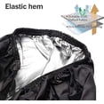 thumbnail image 3 of Lawn Mower Cover, Universal Fit Lawn Tractor Cover with Drawstring Closure, Heavy Duty Snow Protection for Outdoor Lawn Mower, 3 of 5