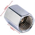 thumbnail image 7 of JEGS Chrome Union Fitting 7/16 in. -20 Inverted Flare Female x 7/16 in. -20 Inverted Flare Female, 7 of 7