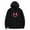 Black, variant on Unisex Young Miko Trap Kitty World Tour Graphic Long Sleeve Hoodie Fashion Streetwear,XXS,Black