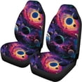 thumbnail image 5 of Uourmeti Car Seat Covers Breathable Anti-Slip Car Seat Covers Full Set Polyester Easy to Install Dustproof, Fit for Trucks Cars Sedans, Planetary Space Theme, 5 of 10