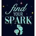 thumbnail image 2 of Junior's Soul Find Your Spark Graphic Tee Navy Blue 2X Large, 2 of 3