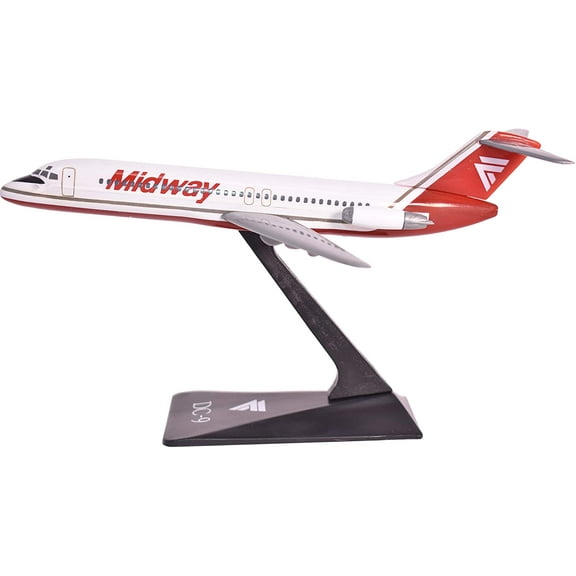 McDonnell Douglas DC-9 Midway Airlines 1/200 Scale Model