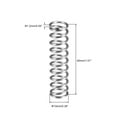 thumbnail image 2 of 1.2x10x40mm Spring Steel Coil Extended Compressed Spring 10 Pcs, 2 of 3