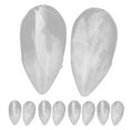 thumbnail image 2 of 10pcs Halloween Party False Teeth Set Transparent Resin Cosplay Dentures Prop Decoration15mm / 0.6in, 2 of 4