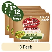 (3 pack) Orville Redenbacher’s Microwave Popcorn, Sea Salt Popcorn With Avocado Oil, 1.2 oz., 12-Count