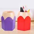 thumbnail image 5 of Pencil Shaped Pen Holders,Pencil Storage Organizer,Cute Desktop Pen Cup,Makeup Brush Container,Pencil Pot,Cartoon Stationery Rack,Creative Stationery Storage,for Office Home Decoration,5 PCS, 5 of 8
