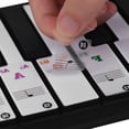 thumbnail image 4 of Riwcyla Colored Piano Keyboard Stickers for 37/ 49/ 61/ 88 Keyboards Removable Transparent for Beginners Piano Practice Learning, 4 of 4