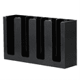 thumbnail image 1 of Coffee Cup and Lid Organizer Disposable Paper Cup Holder Dispenser, 4 Compartments, 1 of 7