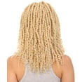 thumbnail image 5 of LUXLUXE 16" Passion Twist Lace Front Wig for Black Women | Curly 4×5 Hand-Tied HD Lace Braided Hairline for Party, Wedding, Cosplay & Daily Wear, 5 of 13