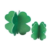 Shamrock Glitter Centerpiece - Party Decor - 5 Pieces
