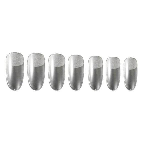 Almond Fake Nails Almond Pressed on Nails Preformed Almond Nail Tips for Full Coverage Acrylic Almond Nails French Fake Nails for Nail Extensions Nail Art, DIY Salon