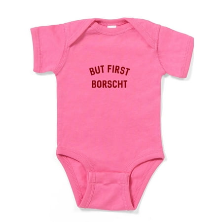 

CafePress - But First Borscht Ukrainian Slavic Jewis Body Suit - Cute Infant Bodysuit Baby Romper