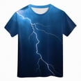 thumbnail image 4 of NOLDARES Boys Short Sleeve T-Shirt, Lightweight Crewneck Graphic Tee for School & Play, Youth Boys Sizes 4-14 Years(Blue,2-3 Years), 4 of 5