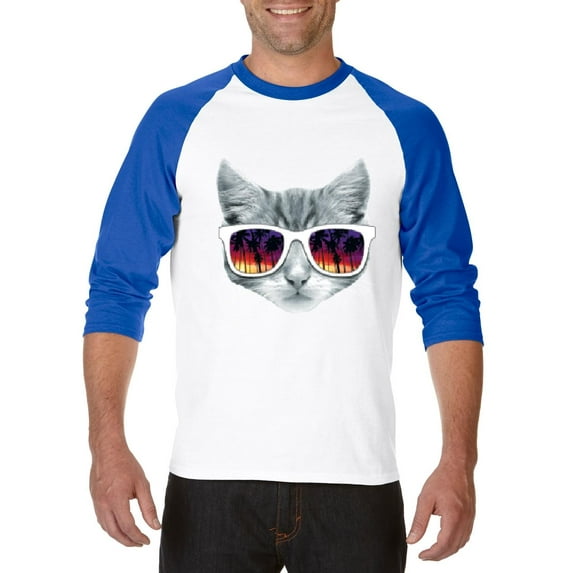 Artix - Mens Raglan Sleeve Baseball T-Shirts - Kitty