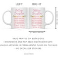 thumbnail image 5 of CTDream 11oz. Coffee Mug Gift for Women, College Counselor Because Super Amazing Life Changing Miracle Worker Isn't an Official Job Title, Floral Flowers, 1-Pack, 5 of 7