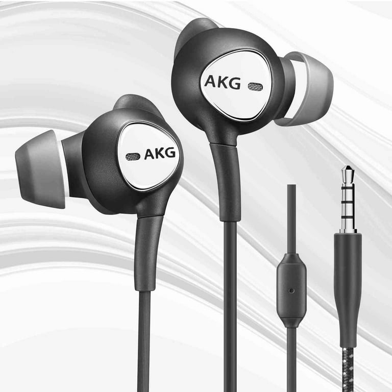 Wired 3.5MM Jack Durable Earphones Earbuds w Microphone and Volume Control Deep Bass Clear Sound Noise Isolating in Ear Headphones Compatible With Lava X2 Tuned By AKG Walmart