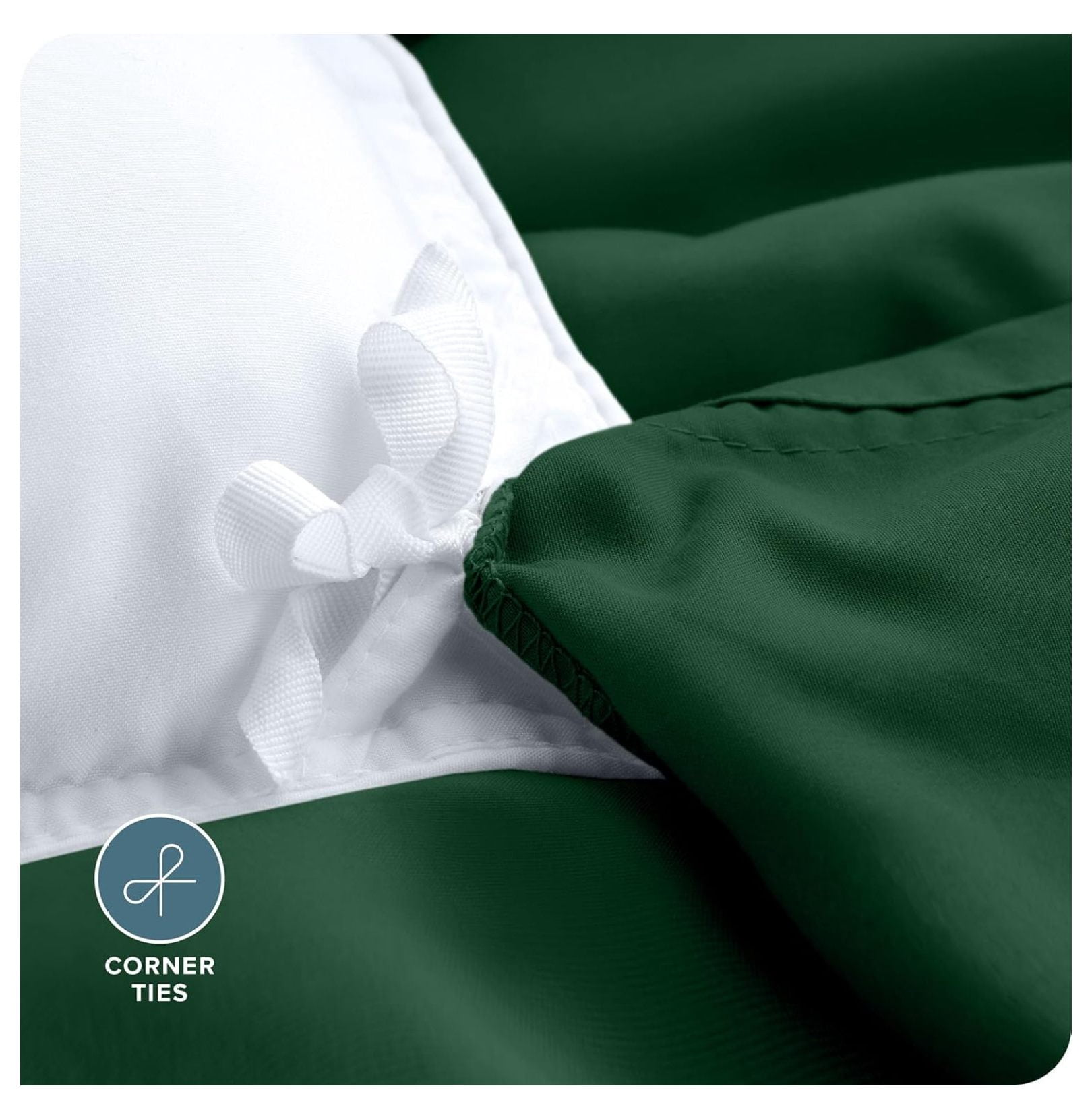 Bedding Duvet Cover Full Size - Premium 1800 Super Soft Collection - Lightweight, Cooling - Soft Breathable Bedding Duvet Cover (Full, Forest Green)