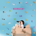 thumbnail image 3 of Alphabet Wall Stickers Peel & Stick Nursery Decor - DIY Vinyl Decals for Room, 21x29cm, 5PCS Set, Easy Apply & Reposition, No Residue, Smooth Surface, 3 of 5