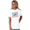 thumbnail image 2 of Popeye To My Olive Oyl Cute Couple Women Plus Size Graphic Tee Tees Brisco Brands 5X, 2 of 3