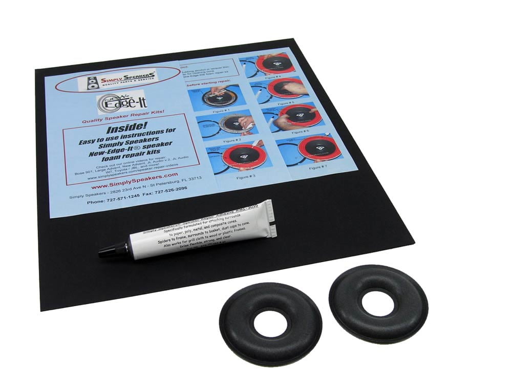 KEF Center Speaker Foam Edge Repair Replacement Kit, 105, 107, B250