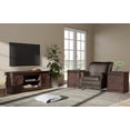 thumbnail image 7 of WAMPAT Farmhouse Sliding Barn Door TV Stand for TVs Up to 85", Wooden Storage Entertainment Center, Modern Media TV Console Table with 3-Tier Adjustable Shelf for Living Room,, 7 of 7