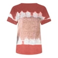 thumbnail image 5 of Blusa de manga corta con cuello en V informal para mujer a la moda, camisetas de verano Pompotops  hkajfhjk465971, 5 of 5