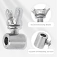 thumbnail image 3 of MasteelfCA 8pcs Wire Rope Cable Clip Stainless Steel Hand Screw Clamp for 2-4mm Steel Wire, 3 of 8