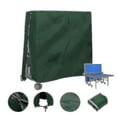 thumbnail image 1 of Outdoor Waterproof And Dustproof Table Tennis Table Cover Table Tennis Table Cover 165x70x185cm-green, 1 of 5