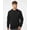 Black, variant on Independent Trading Co. EXP25PH Men's Perform Pullover Hood-Black-XS