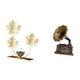 thumbnail image 5 of Figura de metal con flores, hojas y resina, ideal para decorar, regalar, para el hogar, estantería, mesa, armario, sala de estar y oficina., 5 of 8