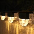 thumbnail image 2 of Lámpara De Paso Led 8 Horas De Trabajo Luz De Escalera Ip65 Lámpara De Escalera De Jardín Impermeable Ahorro De Energía Luz De Cubierta Al Aire Libre Con Batería De 1000Mah 4 Uds. Kearding HA021215-00, 2 of 7