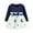 Blue, variant on Zwiiyzr Kids Baby Girls Fall Winter Dress Tulle Twirl Long Sleeve Patchwork Flower Bow Dresses Clothes for 6 Months-5 Years Baby Clothes Blue