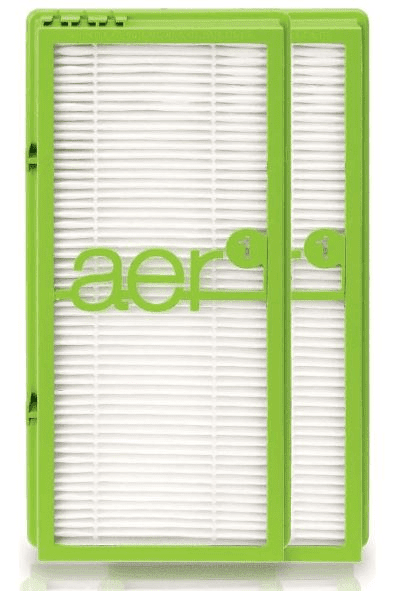 Nispira 3-in-1 HEPA Filter Ersatz Für California AerClear Luftreiniger - 2 Stück, 16,2x16,2x12,2 Cm
