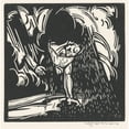thumbnail image 2 of Henri Jonas 20x20 Gold Ornate Framed and Double Matted Museum Art Print Titled - Personification of the Rain Over a Landscape (1921), 2 of 4