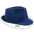 thumbnail image 4 of England Hat Exquisite Unisex Large Panama Jazz Cap for Outdoor, 4 of 11